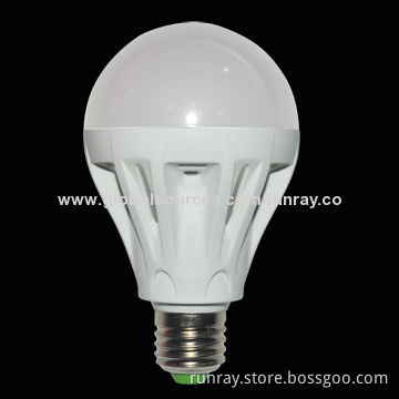 9W LED Globe Bulb, 5730 SMD, Epistar Chip, 100lm/W, 85-265V AC or 12V DC, High-brightness, CE/RoHS